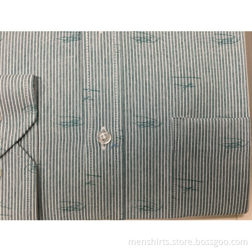 Yarn Dyed Long Sleeve Business Shirt